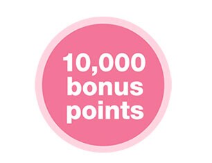 10,000 bonus points