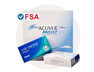 FSA approved - 20% off all contacts