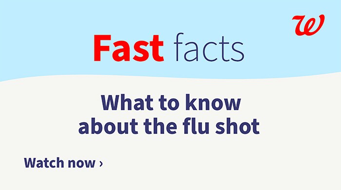 Fast facts. What to know about the flu shot. Watch now.