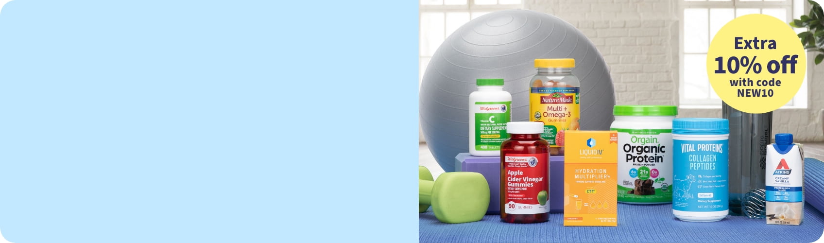 Walgreens - Buy 1 Get 1 50% off Vitamins & Supplements