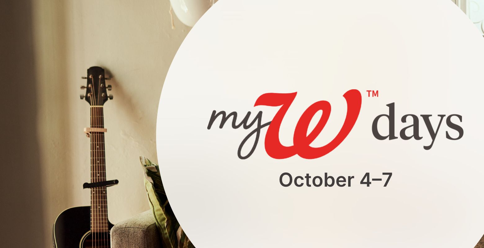 myWalgreens(TM) days. October 4-7.