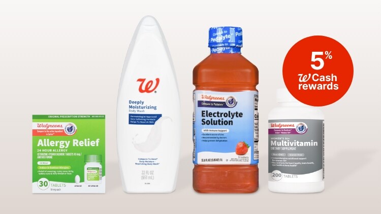 5% Walgreens Cash rewards