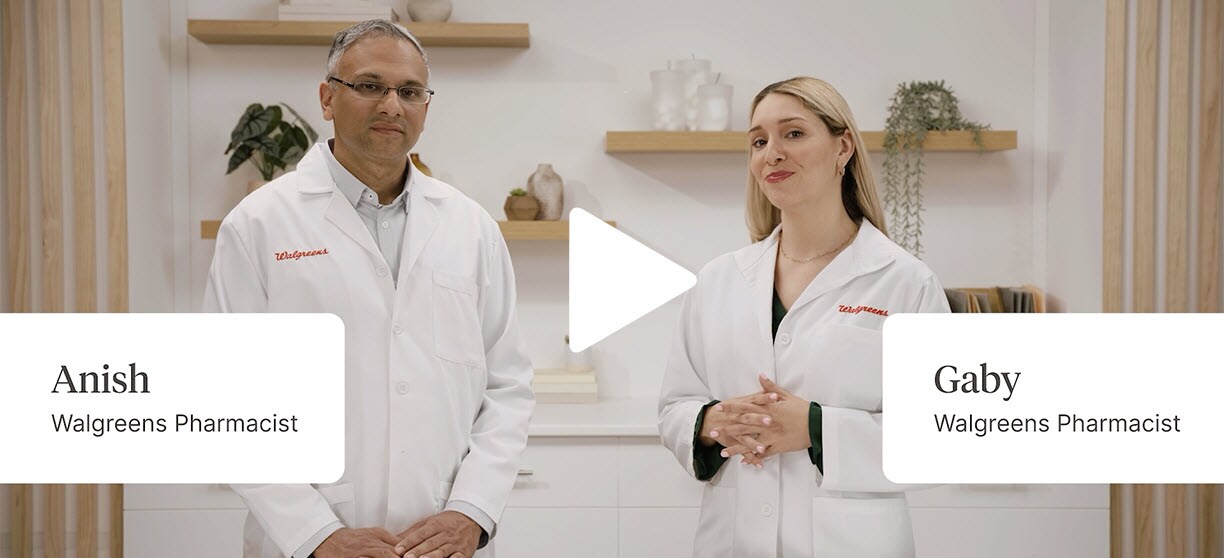 Vaccination Questions? Pharmacist Answers. The importance of annual flu shots with Anish and Gaby, Walgreens Pharmacists. Watch now.