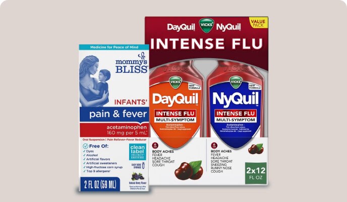 Starting at 20%  off, select medicines for the family, delivered in an hour.