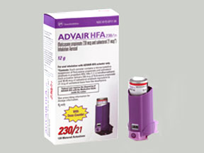 Advair Hfa 230 21mcg Oral Inh 120 S Drug Details Pharmacy Walgreens