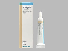 Zirgan 0.15% Ophth Gel 5gm | Drug Details| Pharmacy | Walgreens